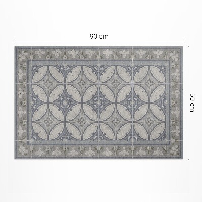 Tapis vinyle d’extérieur Une délicate composition de motifs