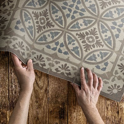 Tapis vinyle d’extérieur Composition géométrique bohème