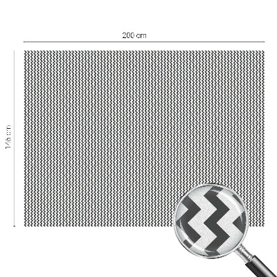Film occultant fenêtre effet vitrail Motif en zigzag