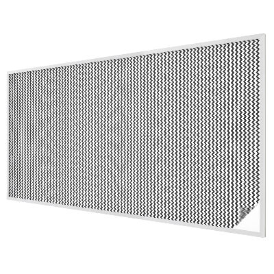 Film occultant fenêtre effet vitrail Motif en zigzag