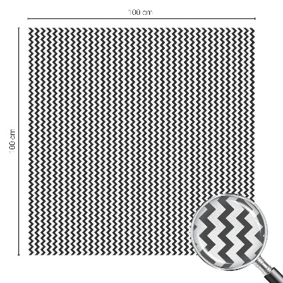 Film occultant fenêtre effet vitrail Motif en zigzag
