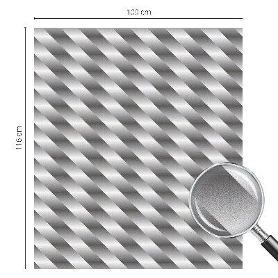 Vitrail autocollant pour fenêtre rayures géométriques