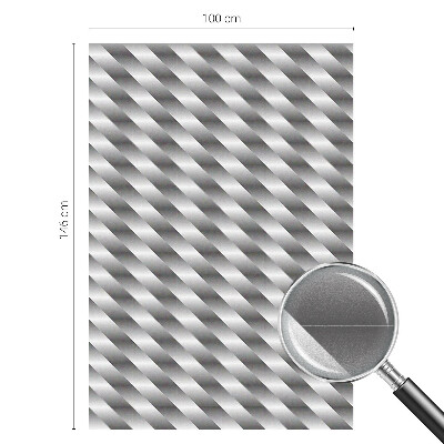 Vitrail autocollant pour fenêtre rayures géométriques