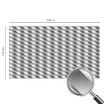 Vitrail autocollant pour fenêtre rayures géométriques