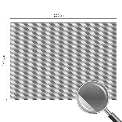 Vitrail autocollant pour fenêtre rayures géométriques