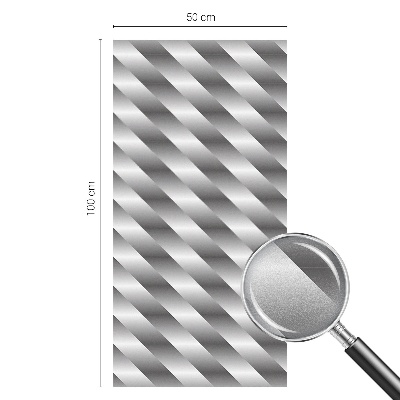 Vitrail autocollant pour fenêtre rayures géométriques