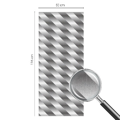 Vitrail autocollant pour fenêtre rayures géométriques