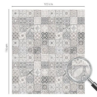 Film fenêtre décoratif occultant vitrail Motifs carrelés