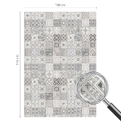 Film fenêtre décoratif occultant vitrail Motifs carrelés