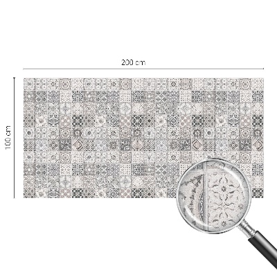 Film fenêtre décoratif occultant vitrail Motifs carrelés