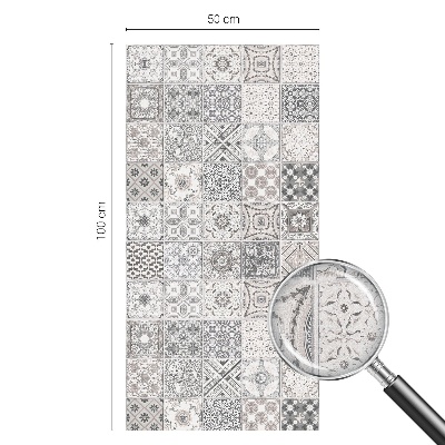 Film fenêtre décoratif occultant vitrail Motifs carrelés
