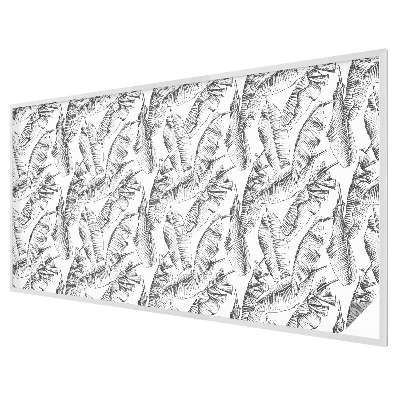 Autocollant pour vitrage feuilles tropicales