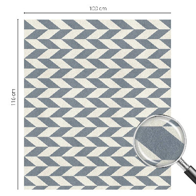 Vitrail autocollant pour fenêtre Illusion géométrique