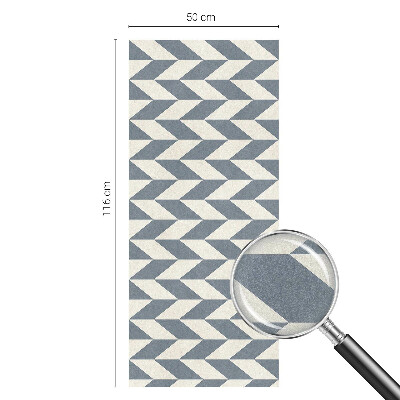 Vitrail autocollant pour fenêtre Illusion géométrique