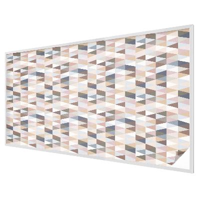 Vitrail autocollant pour fenêtre symétrie pastel