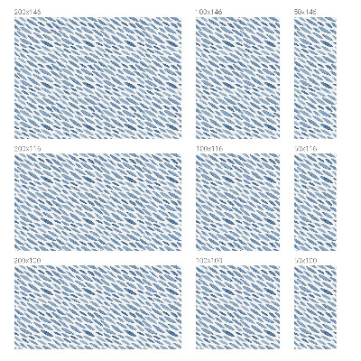 Film occultant fenêtre effet vitrail traits bleus