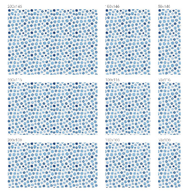 Autocollant pour vitrage Points aquarelle