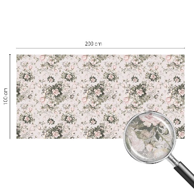 Film occultant pour fenêtre beauté florale