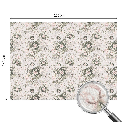 Film occultant pour fenêtre beauté florale