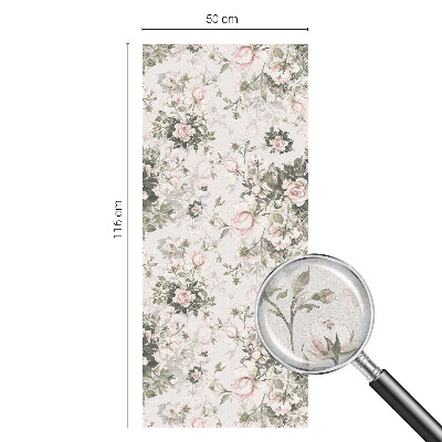 Film occultant pour fenêtre beauté florale