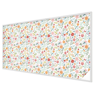 Film fenêtre décoratif occultant vitrail Motif floral