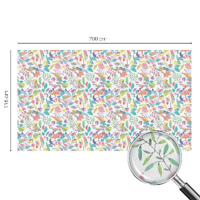 Film occultant fenêtre effet vitrail Composition colorée