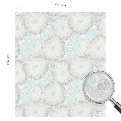 Vitrail autocollant pour fenêtre Plumes délicates