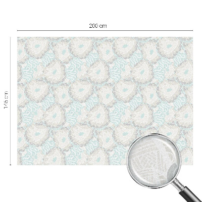 Vitrail autocollant pour fenêtre Plumes délicates