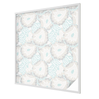 Vitrail autocollant pour fenêtre Plumes délicates