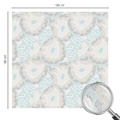 Vitrail autocollant pour fenêtre Plumes délicates