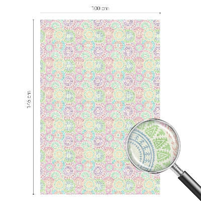 Film occultant pour fenêtre mandalas colorés