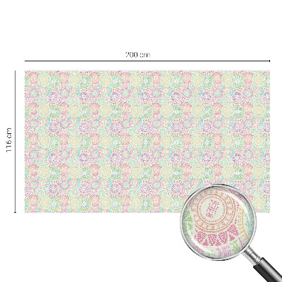 Film occultant pour fenêtre mandalas colorés