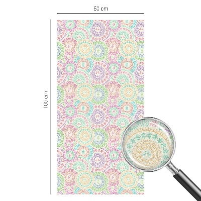 Film occultant pour fenêtre mandalas colorés