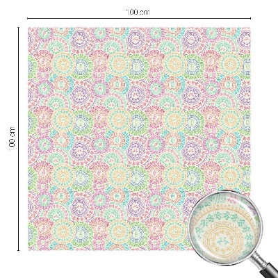 Film occultant pour fenêtre mandalas colorés