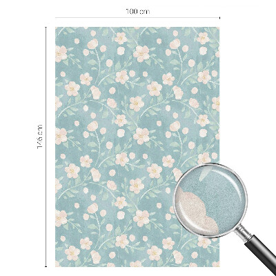 Autocollant pour vitrage fleurs pastel