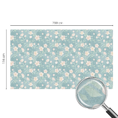 Autocollant pour vitrage fleurs pastel