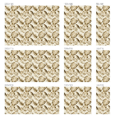 Vitrail autocollant pour fenêtre plantes tropicales