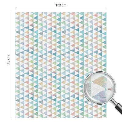 Film occultant pour fenêtre Triangles géométriques