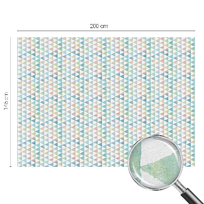 Film occultant pour fenêtre Triangles géométriques