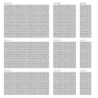 Autocollant pour vitrage rayures géométriques