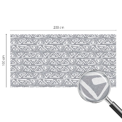 Film occultant fenêtre effet vitrail minimalisme géométrique