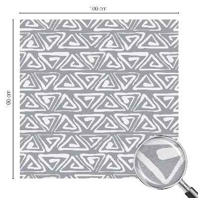 Film occultant fenêtre effet vitrail minimalisme géométrique