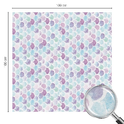 Vitrail autocollant pour fenêtre Points pastel