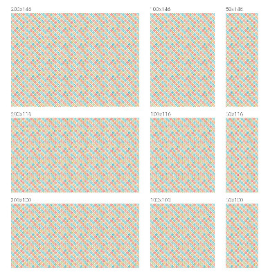 Autocollant pour vitrage aquarelles colorées