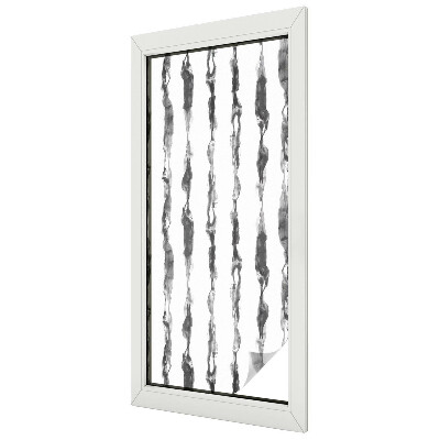 Film occultant fenêtre effet vitrail Lignes abstraites