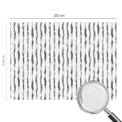 Film occultant fenêtre effet vitrail Lignes abstraites