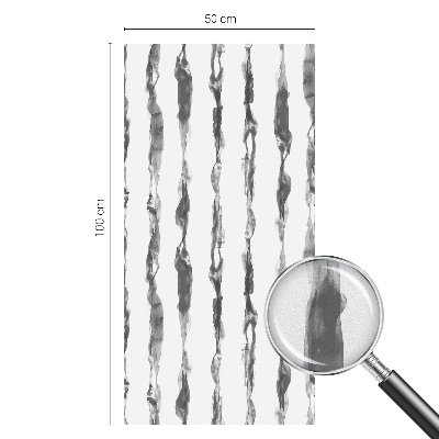 Film occultant fenêtre effet vitrail Lignes abstraites