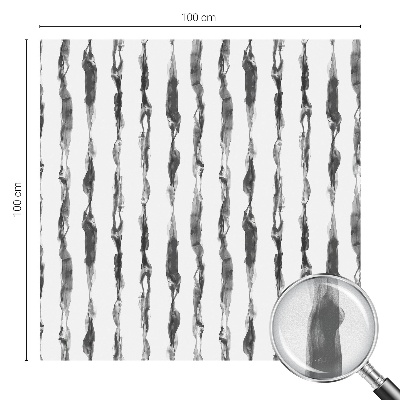 Film occultant fenêtre effet vitrail Lignes abstraites