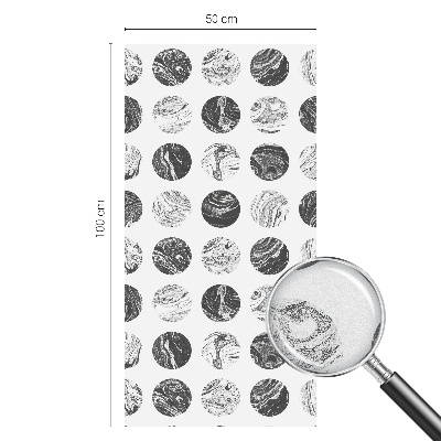 Autocollant pour vitrage Élégance du marbre