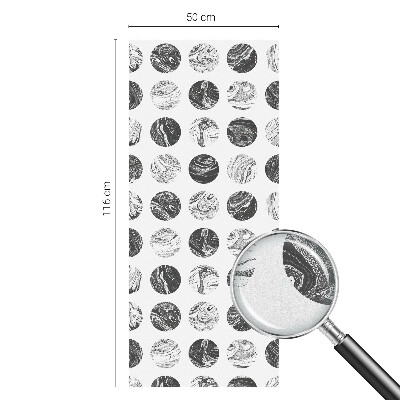 Autocollant pour vitrage Élégance du marbre